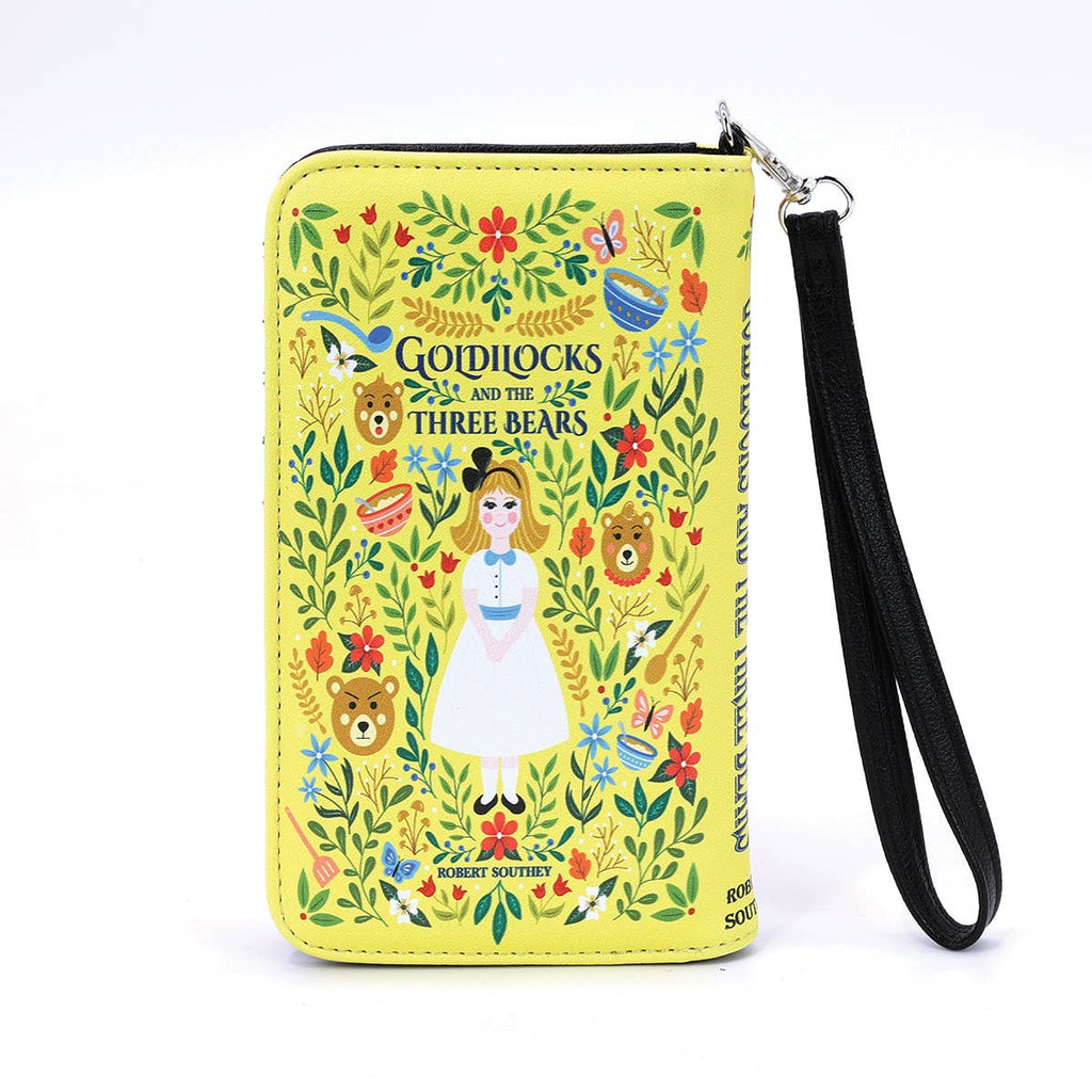 Goldilock and the Three Bears Book Wallet in vinyl wallet La Vie Bien Goldilock and the Three Bears Book Wallet in vinyl