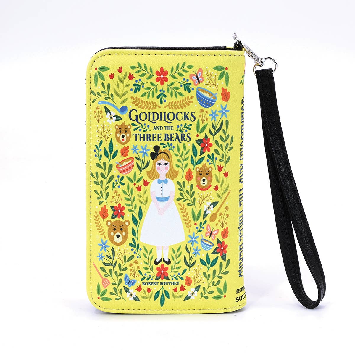 Goldilock and the Three Bears Book Wallet in vinyl wallet La Vie Bien Goldilock and the Three Bears Book Wallet in vinyl