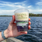 Gone Fishing Frosted Cup Frosted Cups La Vie Bien Gone Fishing Frosted Cup