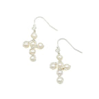 Good News silver earrings by Alegria Accessories Inc