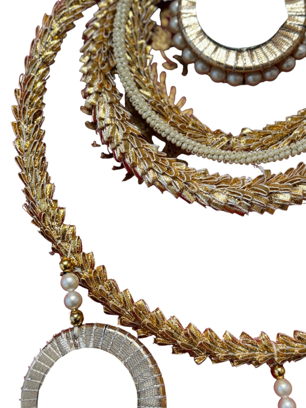 Gota, Mirror, Pearl & Bell Lari Festive Decor La Vie Bien Gota, Mirror, Pearl & Bell Lari