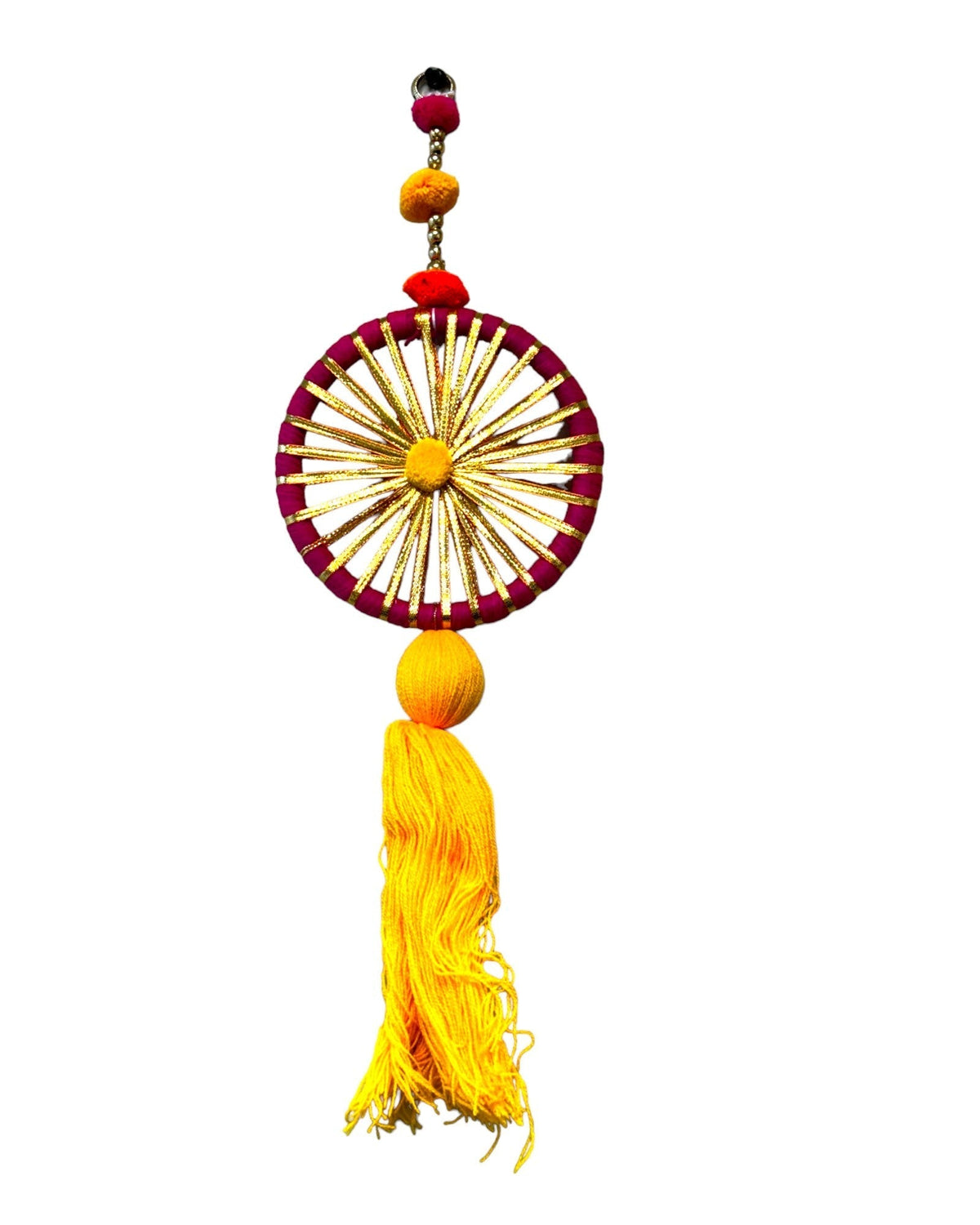 Gota Ring & Tassel Lari, Set of 5 Festive Decor La Vie Bien Gota Ring & Tassel Lari, Set of 5