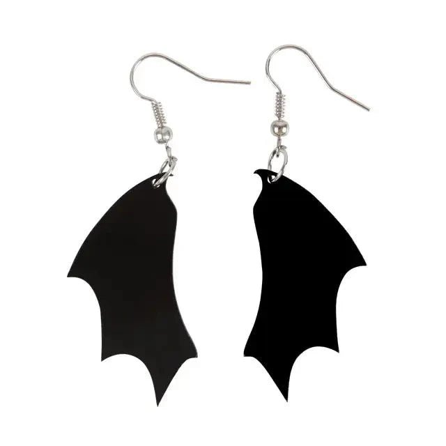 Gothic Halloween Bat Wing Earrings La Vie Bien Gothic Halloween Bat Wing Earrings