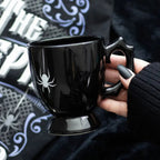 Gothic Halloween Black Spider Teacup La Vie Bien Gothic Halloween Black Spider Teacup