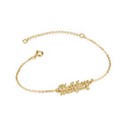 Gothic Name Bracelet La Vie Bien Gothic Name Bracelet