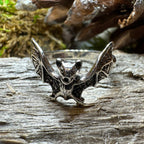 Gothic Realistic Bat Ring Ring La Vie Bien Gothic Realistic Bat Ring