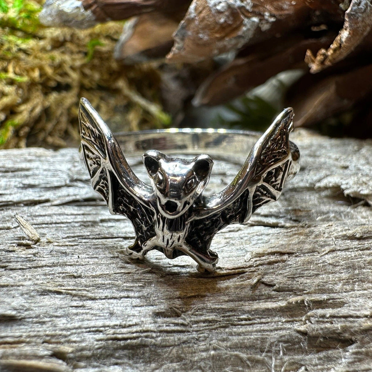 Gothic Realistic Bat Ring Ring La Vie Bien Gothic Realistic Bat Ring