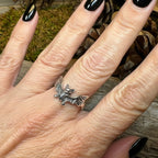 Gothic Realistic Bat Ring Ring La Vie Bien Gothic Realistic Bat Ring