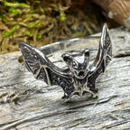 Gothic Realistic Bat Ring Ring La Vie Bien Gothic Realistic Bat Ring