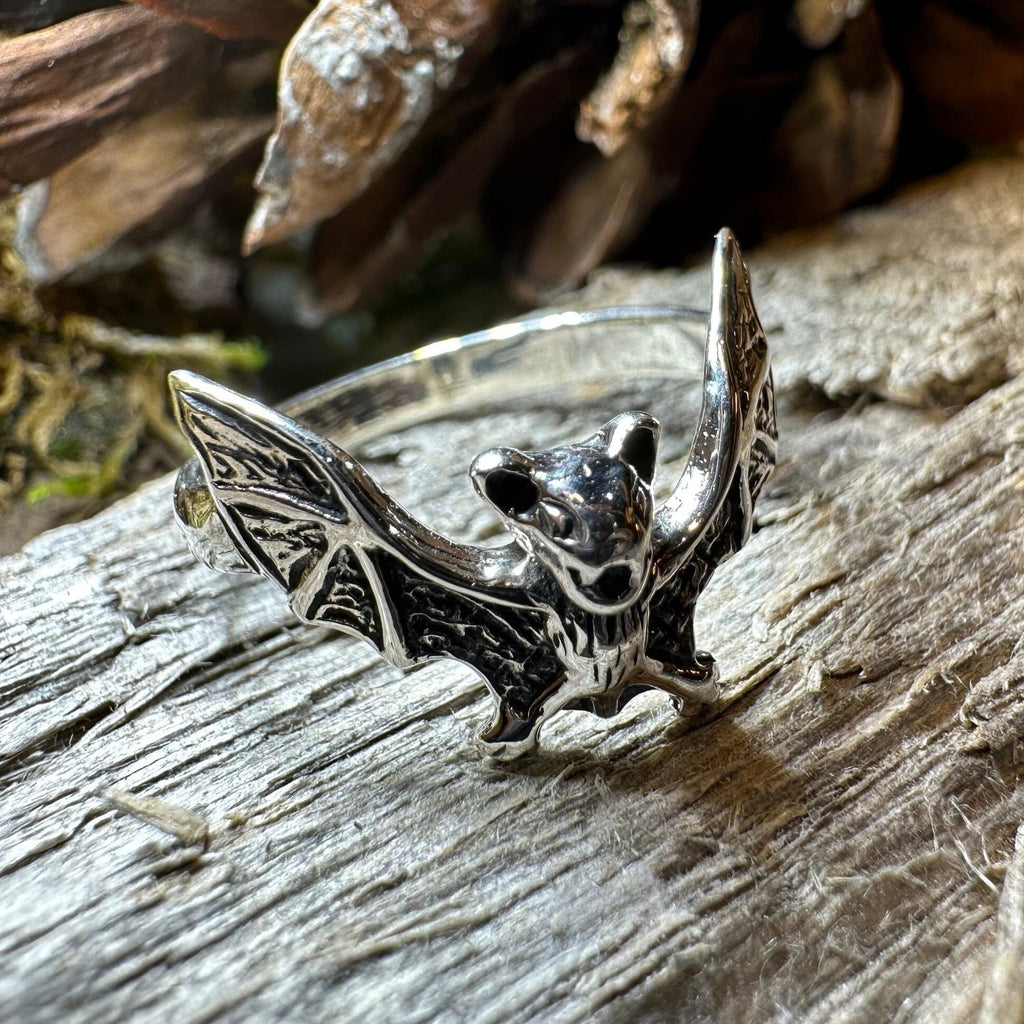 Gothic Realistic Bat Ring Ring La Vie Bien Gothic Realistic Bat Ring