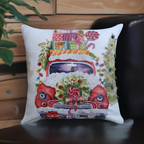 Christmas Embroidered Throw Pillow 20" x 20"