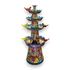 Grand Talavera Garden Fountain | Handcrafted Mexican Art Talavera Fountain La Vie Bien Grand Talavera Garden Fountain | Handcrafted Mexican Art
