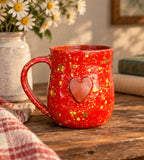 Grande Calliope Mug- Fruit Punch Pottery La Vie Bien Grande Calliope Mug- Fruit Punch