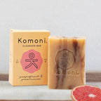 Grapefruit Geranium FACE & BODY CLEANSER BAR by KOMONI ®