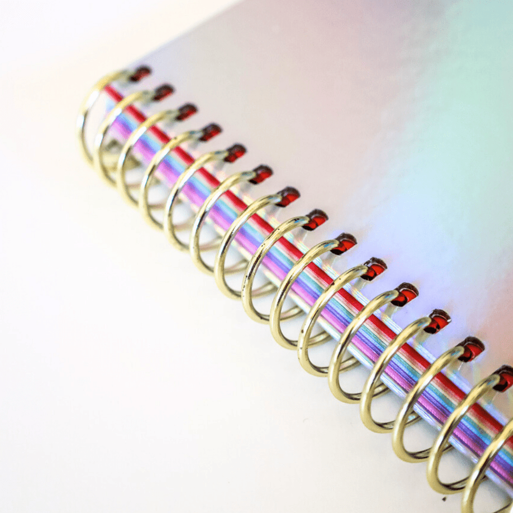 Graph Paper Holographic Notebook by BERTEAU & Co.