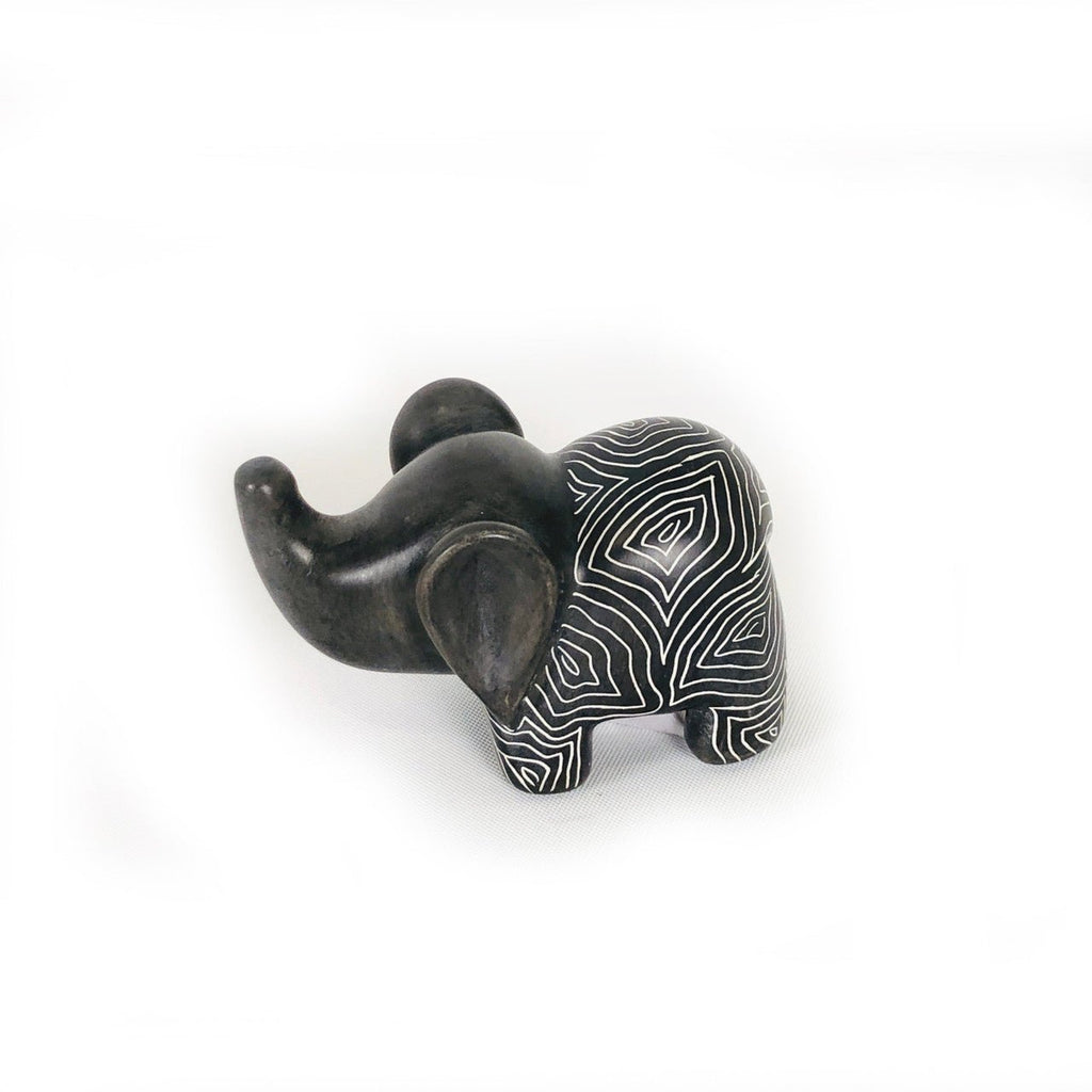 Graphic Gray Elephant - Soapstone La Vie Bien Graphic Gray Elephant - Soapstone