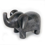 Graphic Gray Elephant - Soapstone La Vie Bien Graphic Gray Elephant - Soapstone