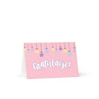 Gratulacje! Polish congratulations greeting card, with envelope, blank inside by La Vie Bien
