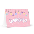 Gratulacje! Polish congratulations greeting card, with envelope, blank inside by La Vie Bien