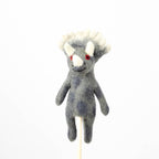 Gray triceratops Felt dinosaur Finger Handmade Puppets - Sensory Play - Made in Nepal (Copy) La Vie Bien Gray triceratops Felt dinosaur Finger Handmade Puppets - Sensory Play - Made in Nepal (Copy)