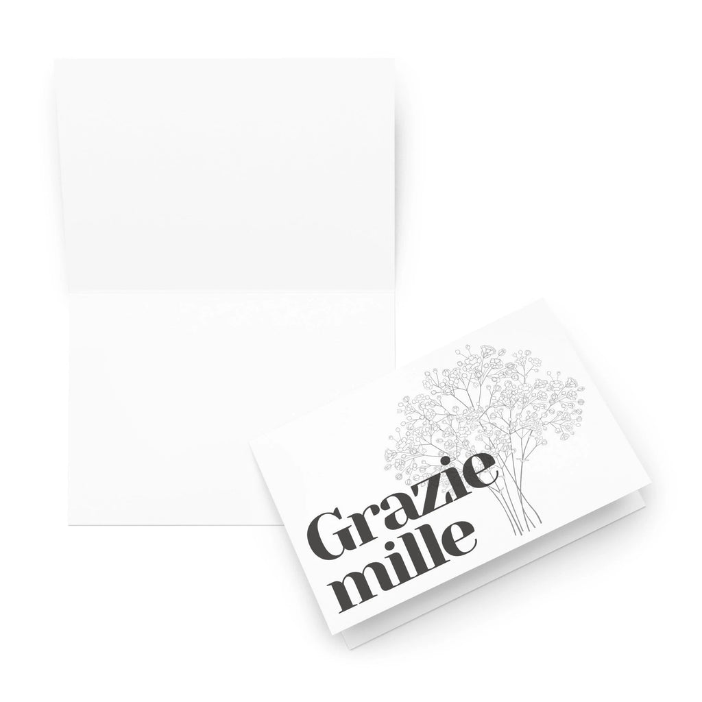 Grazie mille Greeting card by La Vie Bien