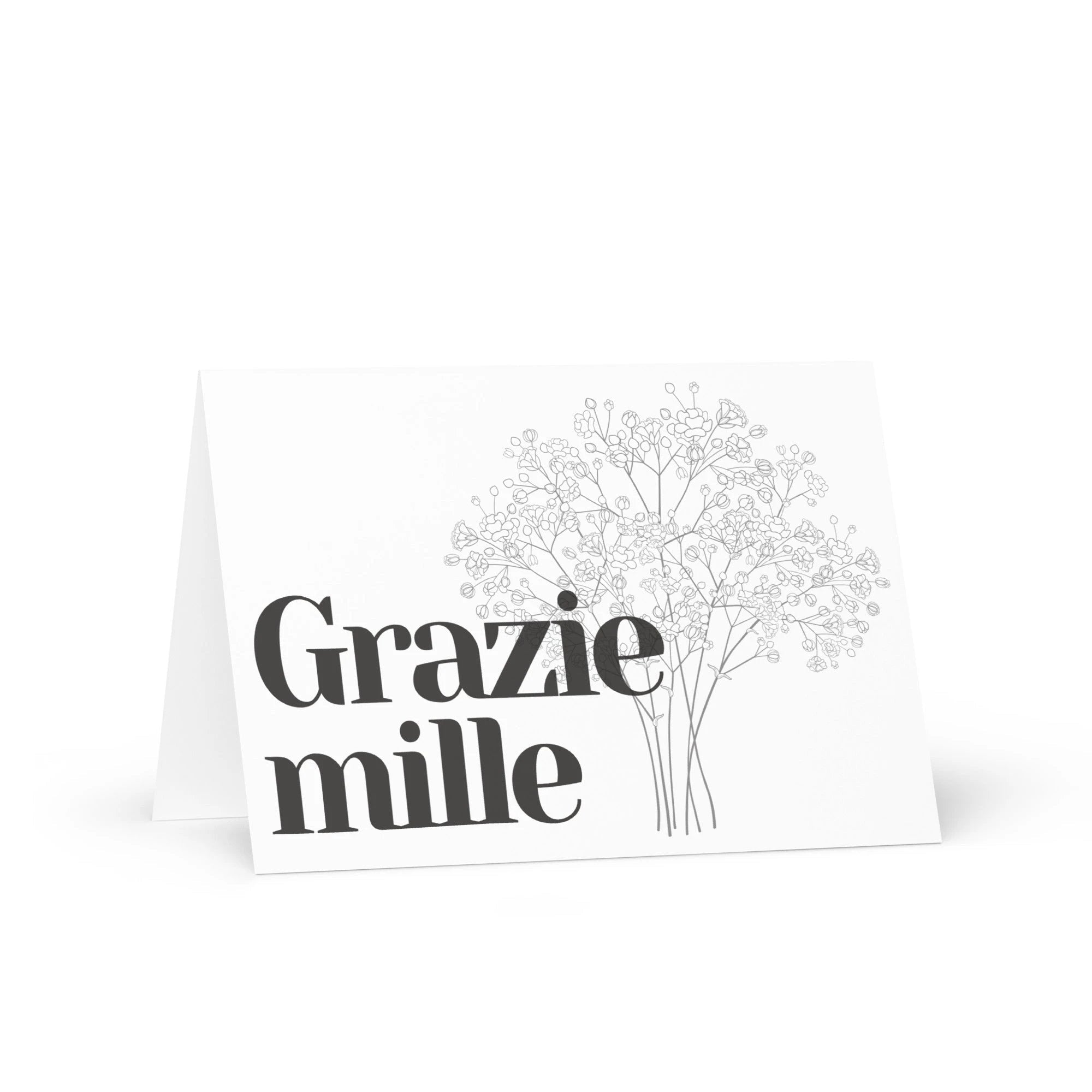Grazie mille Greeting card by La Vie Bien