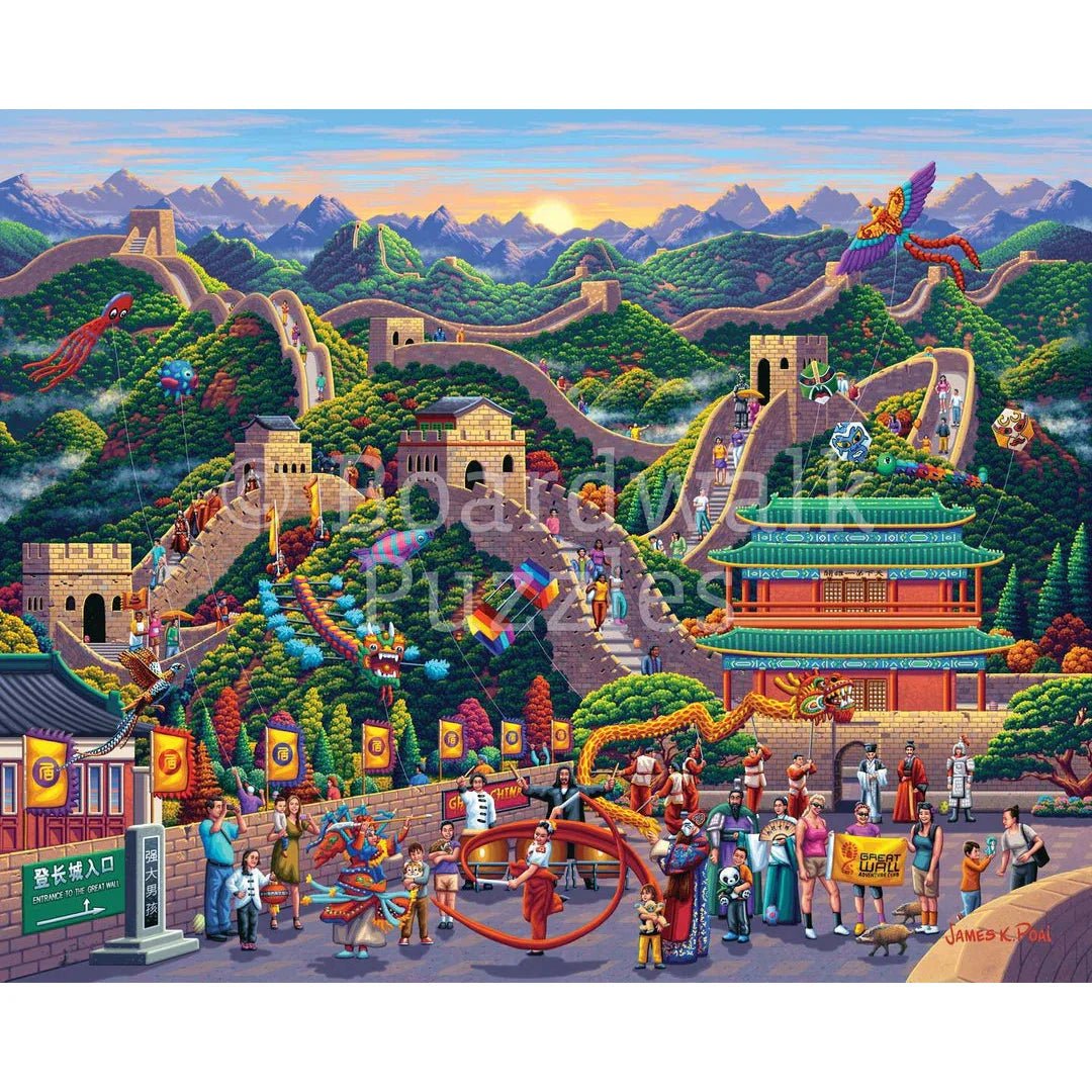 Great Wall of China 1000 Piece Jigsaw Puzzle Boardwalk Jigsaw Puzzle La Vie Bien Great Wall of China 1000 Piece Jigsaw Puzzle Boardwalk