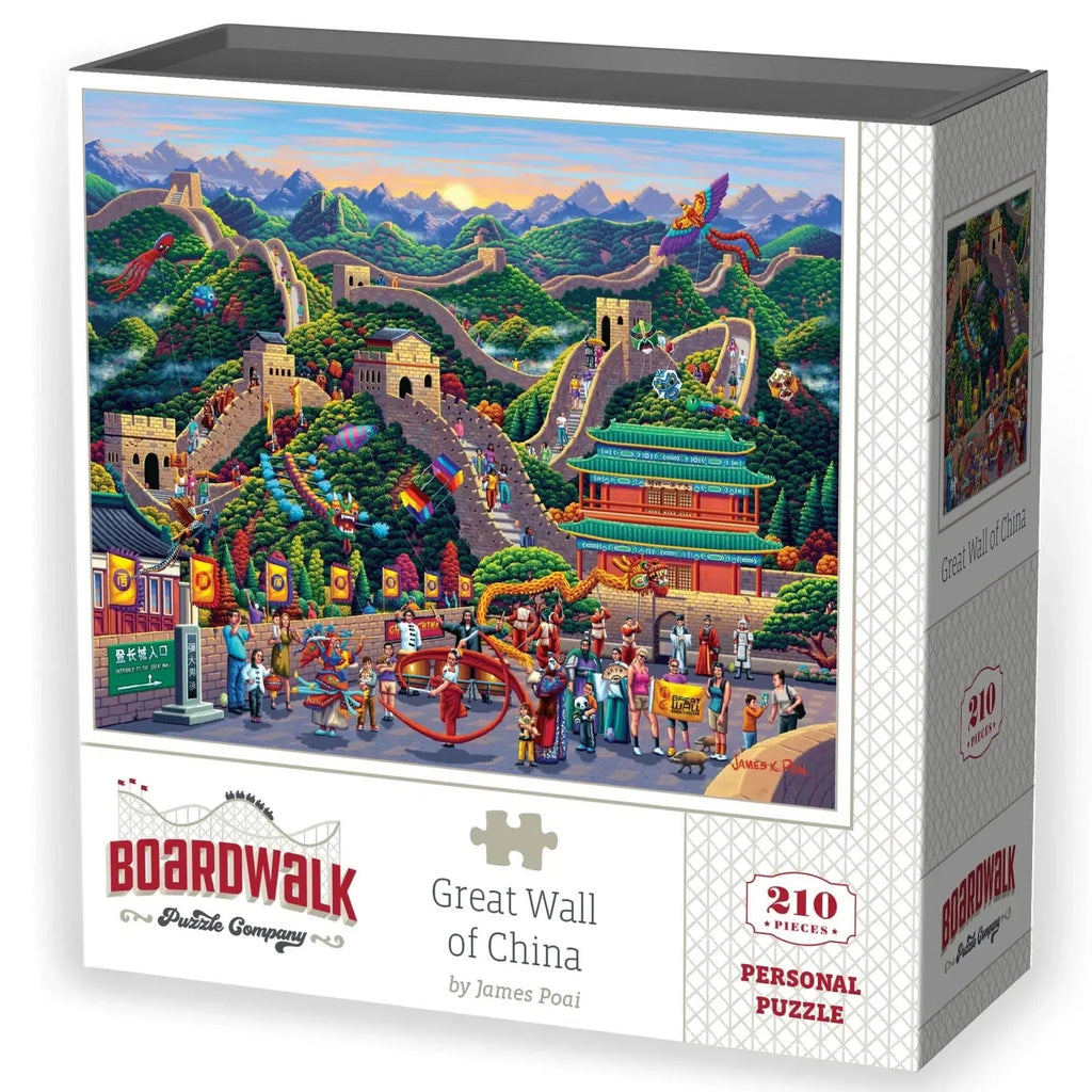 Great Wall of China 210 Piece Jigsaw Puzzle Boardwalk Jigsaw Puzzle La Vie Bien Great Wall of China 210 Piece Jigsaw Puzzle Boardwalk