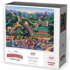 Great Wall of China 210 Piece Jigsaw Puzzle Boardwalk Jigsaw Puzzle La Vie Bien Great Wall of China 210 Piece Jigsaw Puzzle Boardwalk