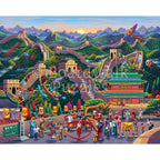 Great Wall of China 210 Piece Jigsaw Puzzle Boardwalk Jigsaw Puzzle La Vie Bien Great Wall of China 210 Piece Jigsaw Puzzle Boardwalk
