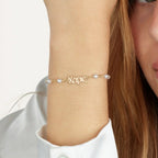 Greek Pearl Bracelet La Vie Bien Greek Pearl Bracelet