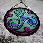 Green Durrow Celtic Spiral Suncatcher Gifts La Vie Bien Green Durrow Celtic Spiral Suncatcher