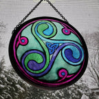 Green Durrow Celtic Spiral Suncatcher Gifts La Vie Bien Green Durrow Celtic Spiral Suncatcher