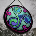 Green Durrow Celtic Spiral Suncatcher Gifts La Vie Bien Green Durrow Celtic Spiral Suncatcher