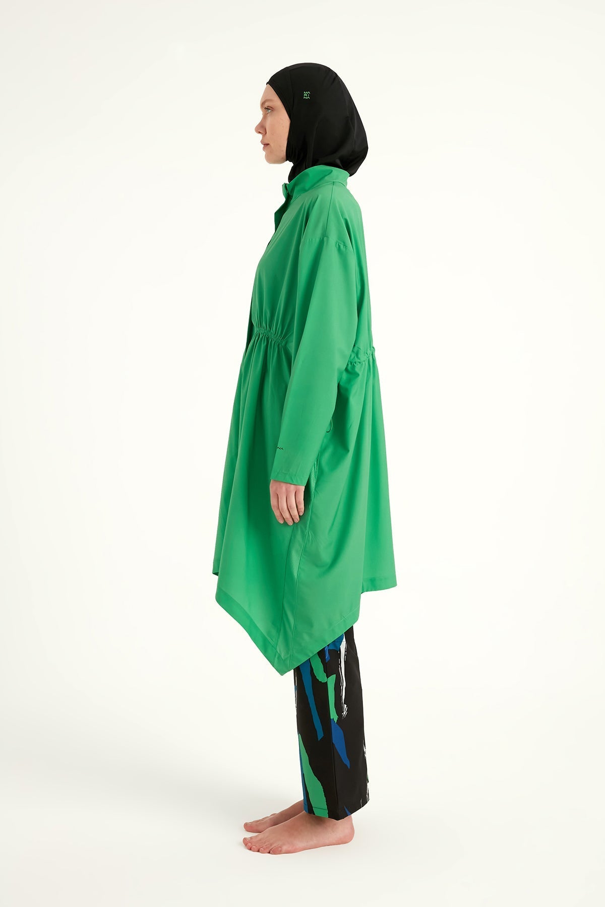 Green High Performance Full Coverage Burkini Set M2503-1 Covered Burkini Swimwear La Vie Bien Green High Performance Full Coverage Burkini Set M2503-1
