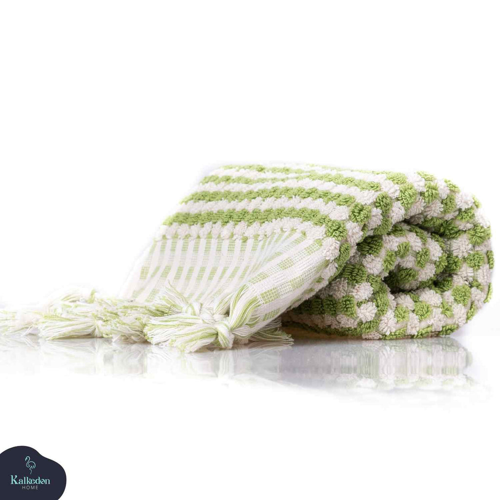 Pom Pom Turkish cotton Hand woven Towel