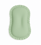 Green Ruffle Baby Lounger Cover La Vie Bien Green Ruffle Baby Lounger Cover