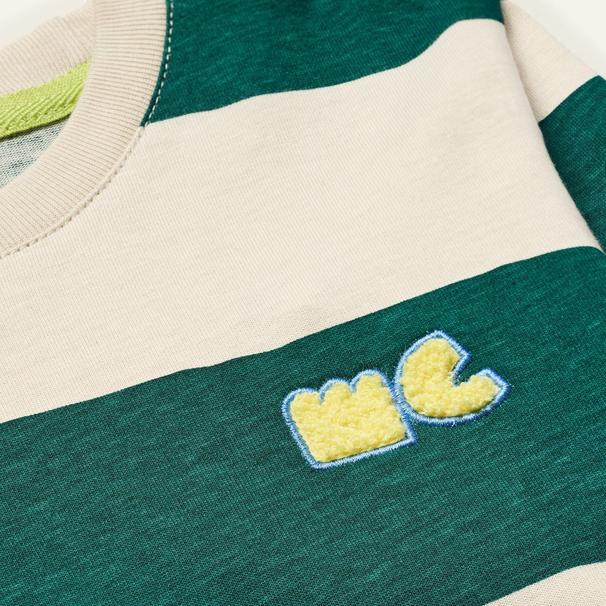 Green Rugby Stripe T-Shirt T-Shirt La Vie Bien Green Rugby Stripe T-Shirt