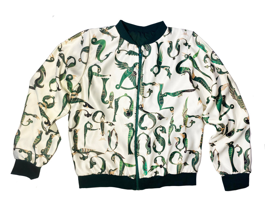 Green Trchnagir Jacket Armenian Alphabet Kids dress La Vie Bien Green Trchnagir Jacket