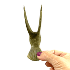 Green Wood Hummingbird Figurine Decoration by Music Frog Co