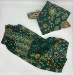 Green Zigzag Pocket Harem Pants Baby Pants La Vie Bien Green Zigzag Pocket Harem Pants
