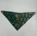 Green Zigzag Reversible Baby Bib Baby Bib La Vie Bien Green Zigzag Reversible Baby Bib