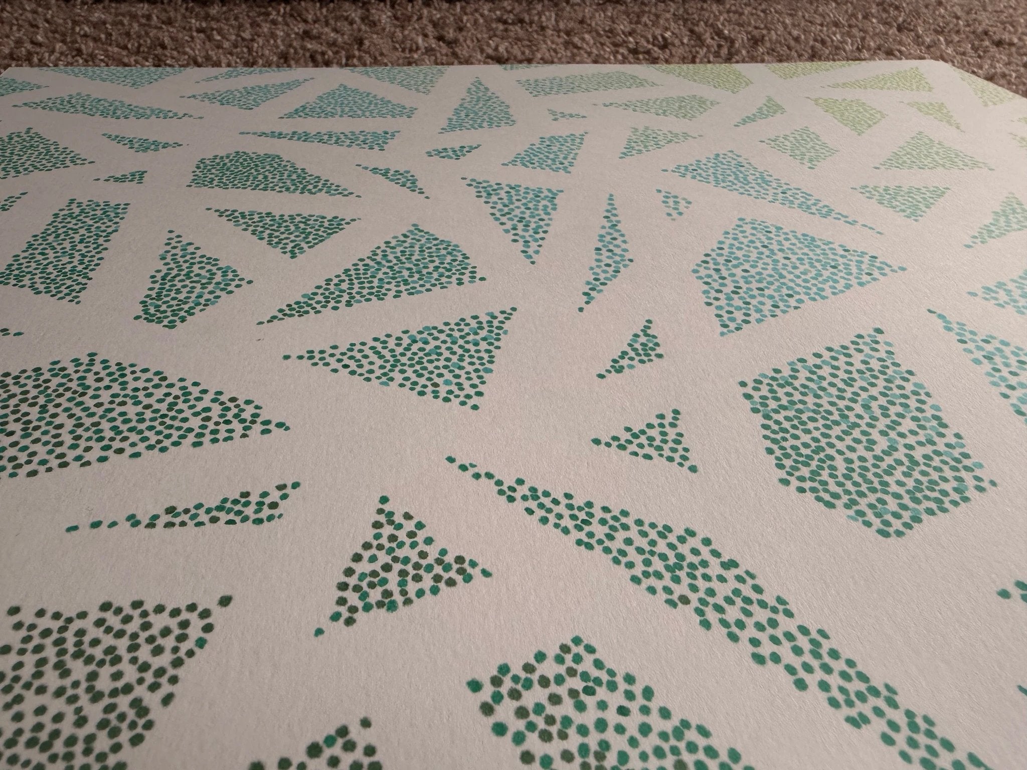 Green/Blue Dot Art