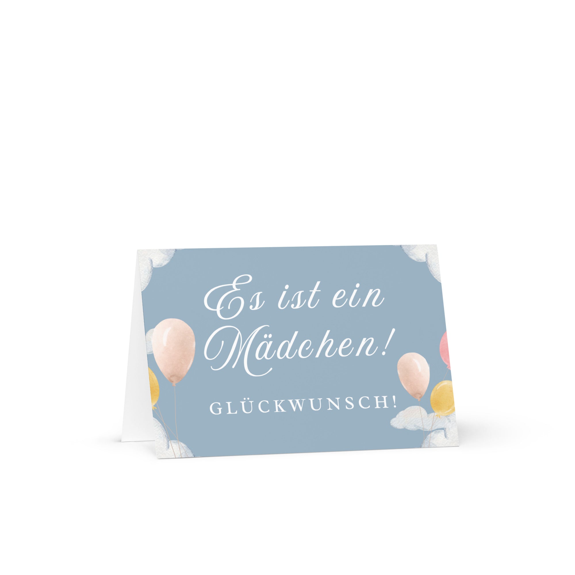 Es ist ein Mädchen (It's a girl!) German greeting card - La Vie Bien - Babyparty - Es ist ein Mädchen