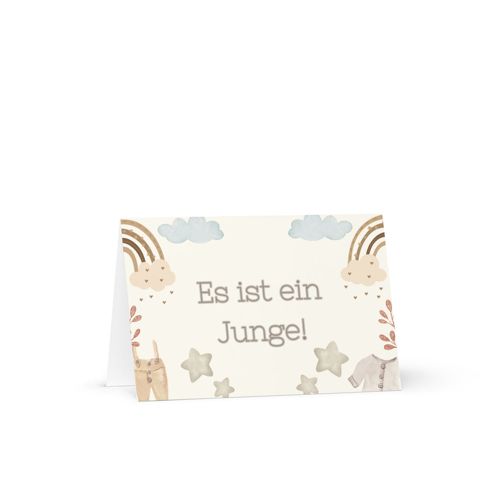 Es ist ein Junge! (it's a boy) German Greeting card