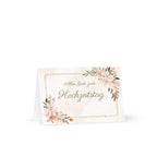 Alles gute zum hochzeitstag Greeting card by La Vie Bien