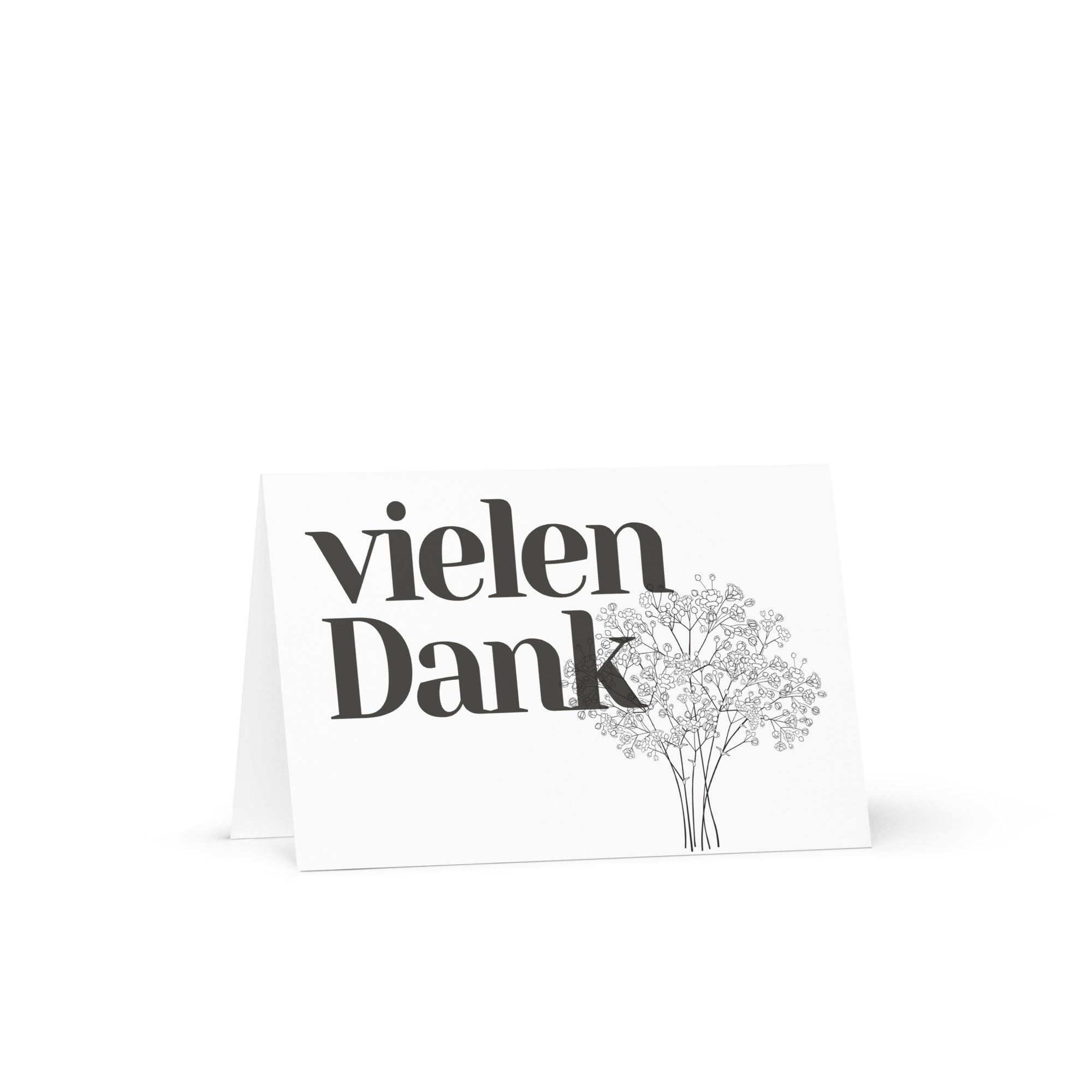 Vielen Dank German thank you Greeting card