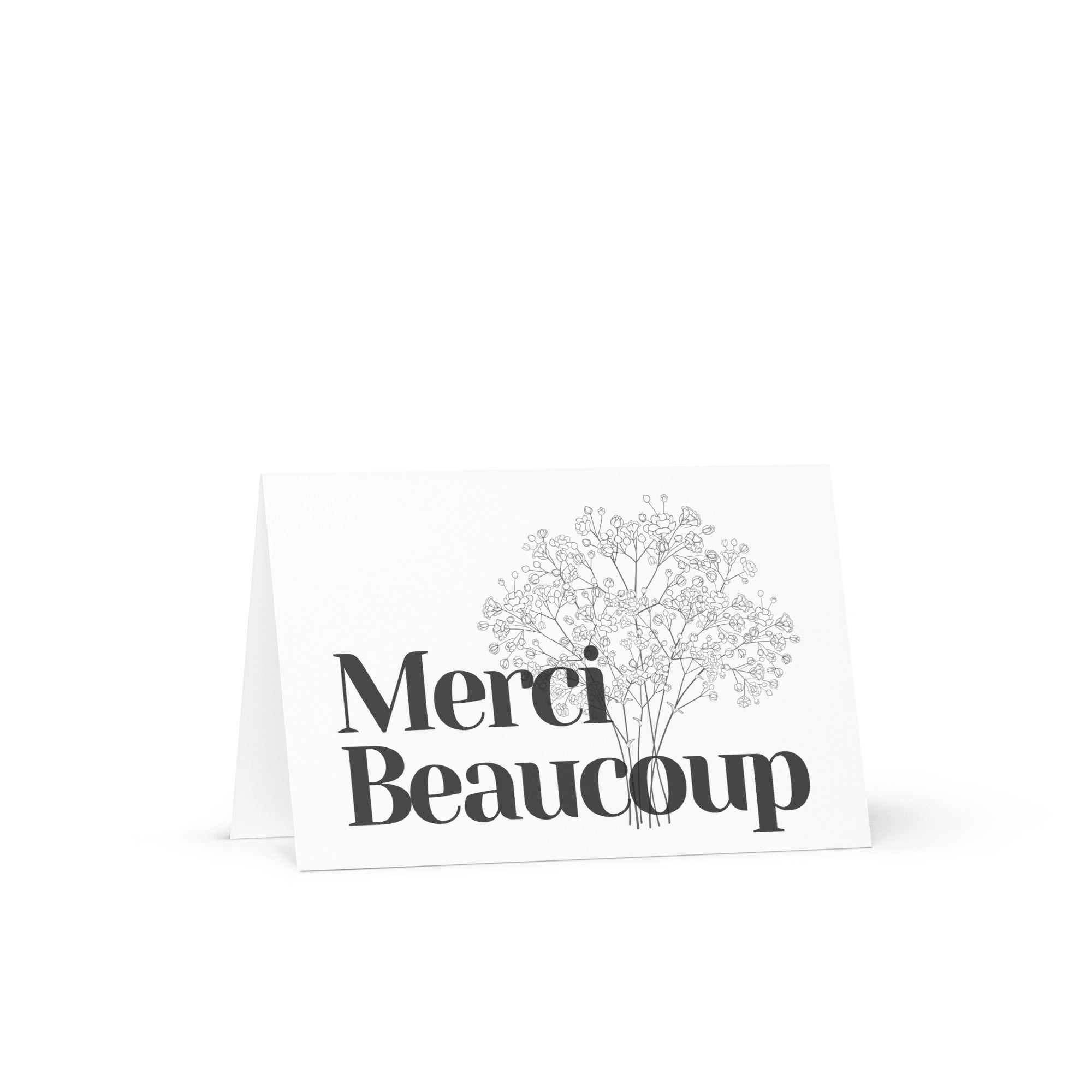 Merci beaucoup Greeting card