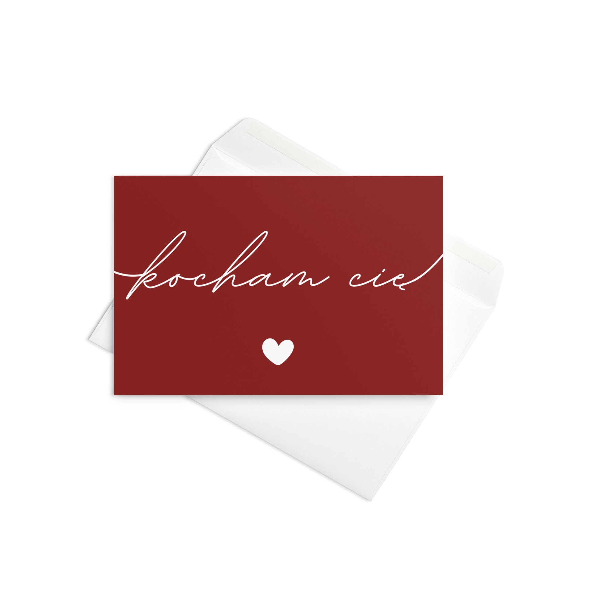 Kocham cię Greeting card