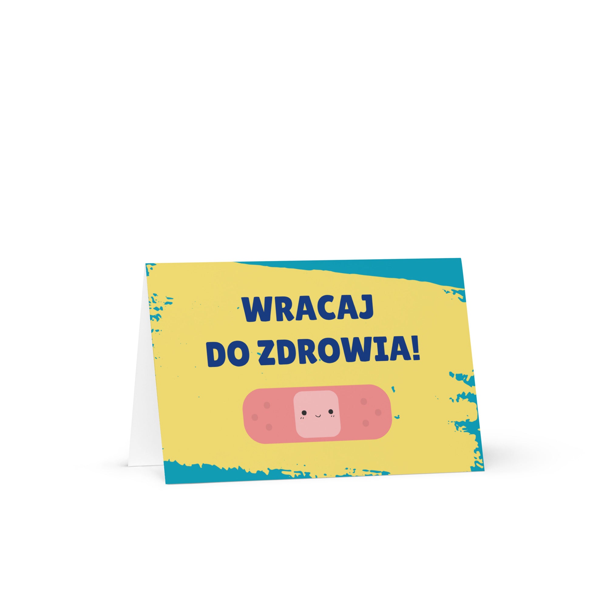 Wracaj do zdrowia Polish get well soon Greeting card - La Vie Bien - Card for child - Card for polish